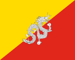 diagonal yellow-red, white dragon