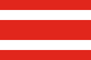 5 red and white stripes