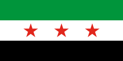 green-white-black, three red stars 
