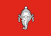 red, white shell
