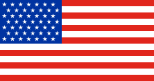 13 red-white stripes, blue canton, 49 white stars